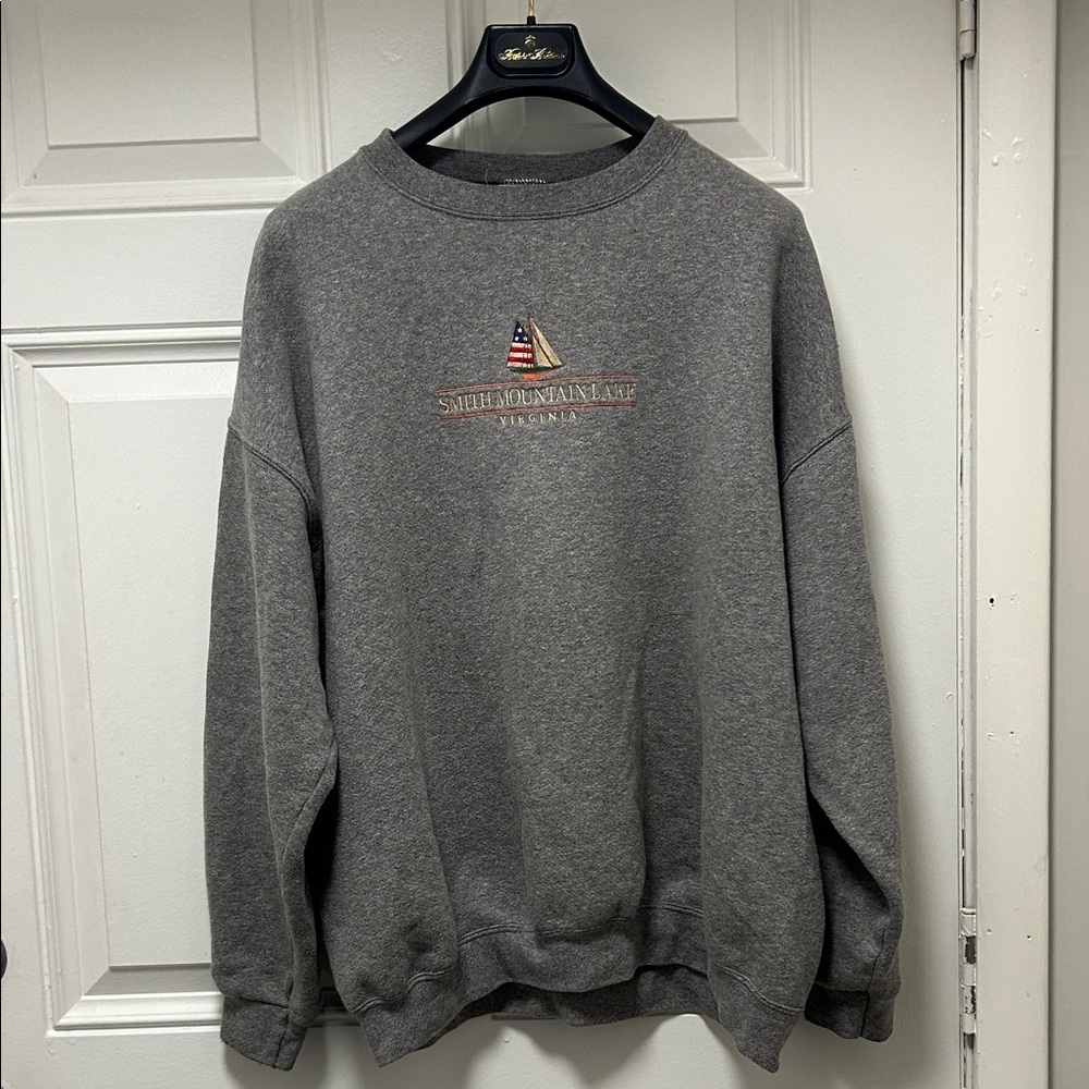 Classic Gray Crewneck Sweater by [Brand]